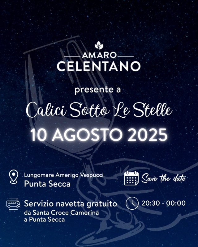 10 agosto calici sotto le stelle